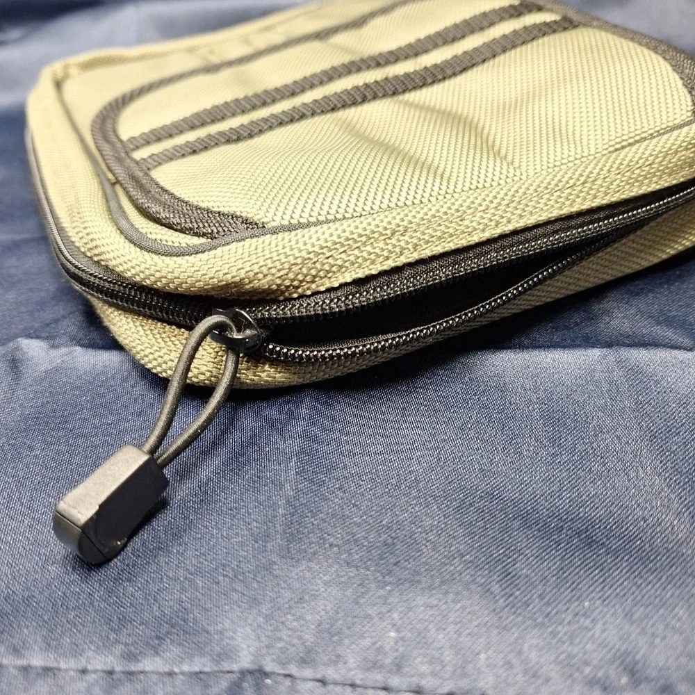 Vtg 90s Daytimer Navigator Canvas Planner Organizer Binder Zip 8 x 10.5 Rare